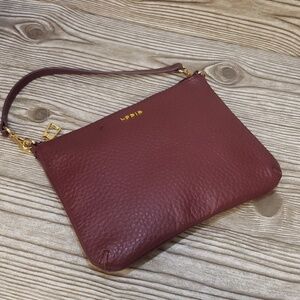 Lodis burgundy small handbag
